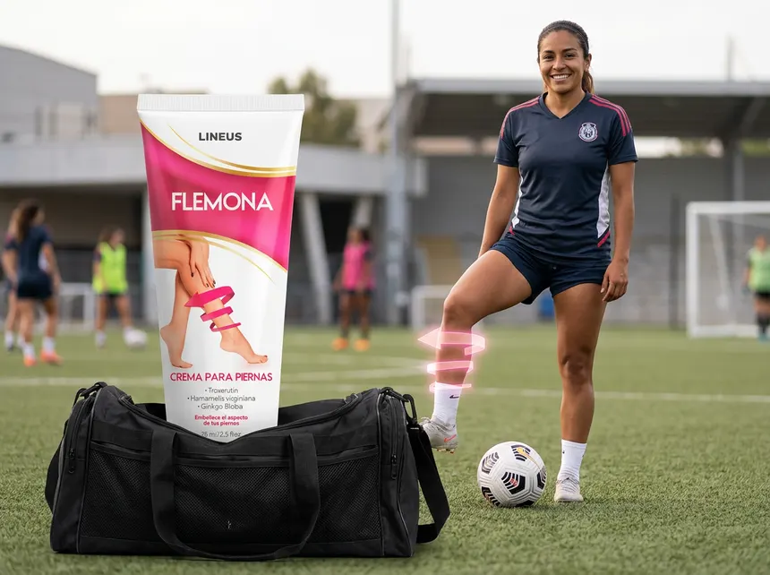 Persona activa cuidando la recuperación de sus piernas